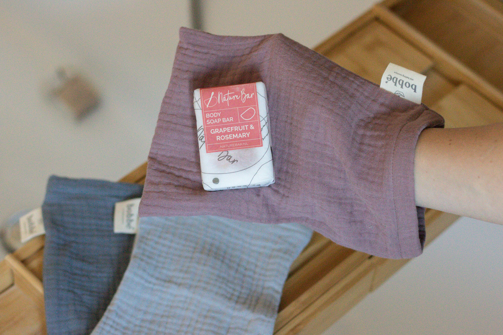 Washandje Pink