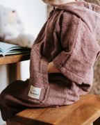 Kinderbadjas Mauve