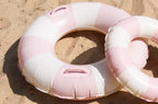 Zwemband gestreept wit / roze