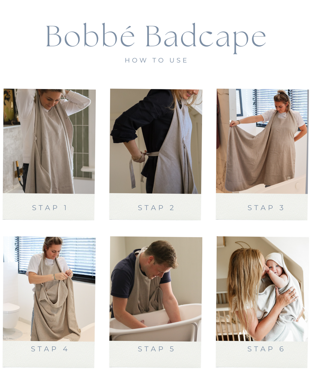 Bobbé Badcape Snowy White