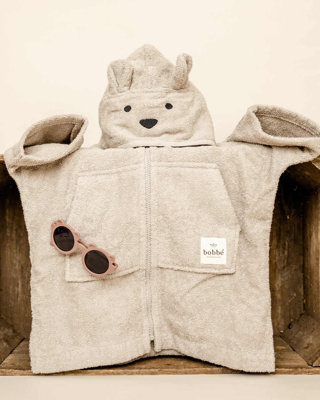 Kinderbadjas Beige