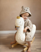Kinderbadjas Beige