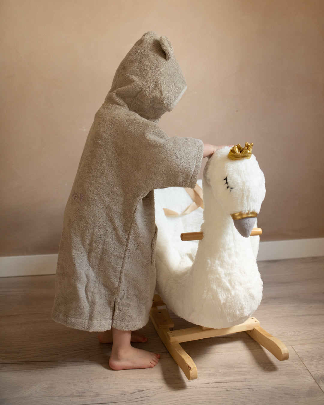 Kinderbadjas Beige