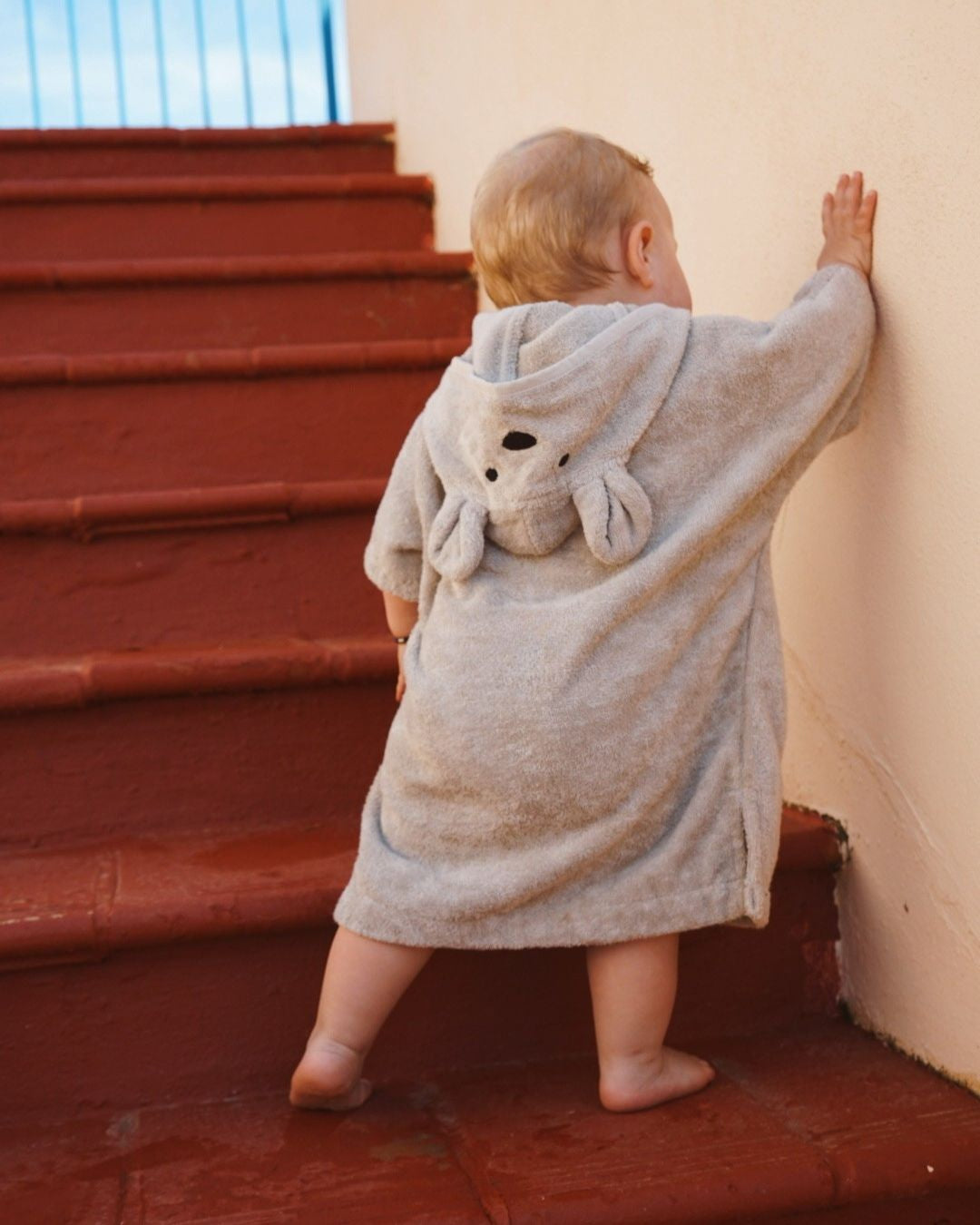 Kinderbadjas Beige