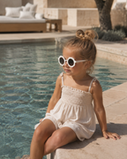 Sunglasses Flower Off White