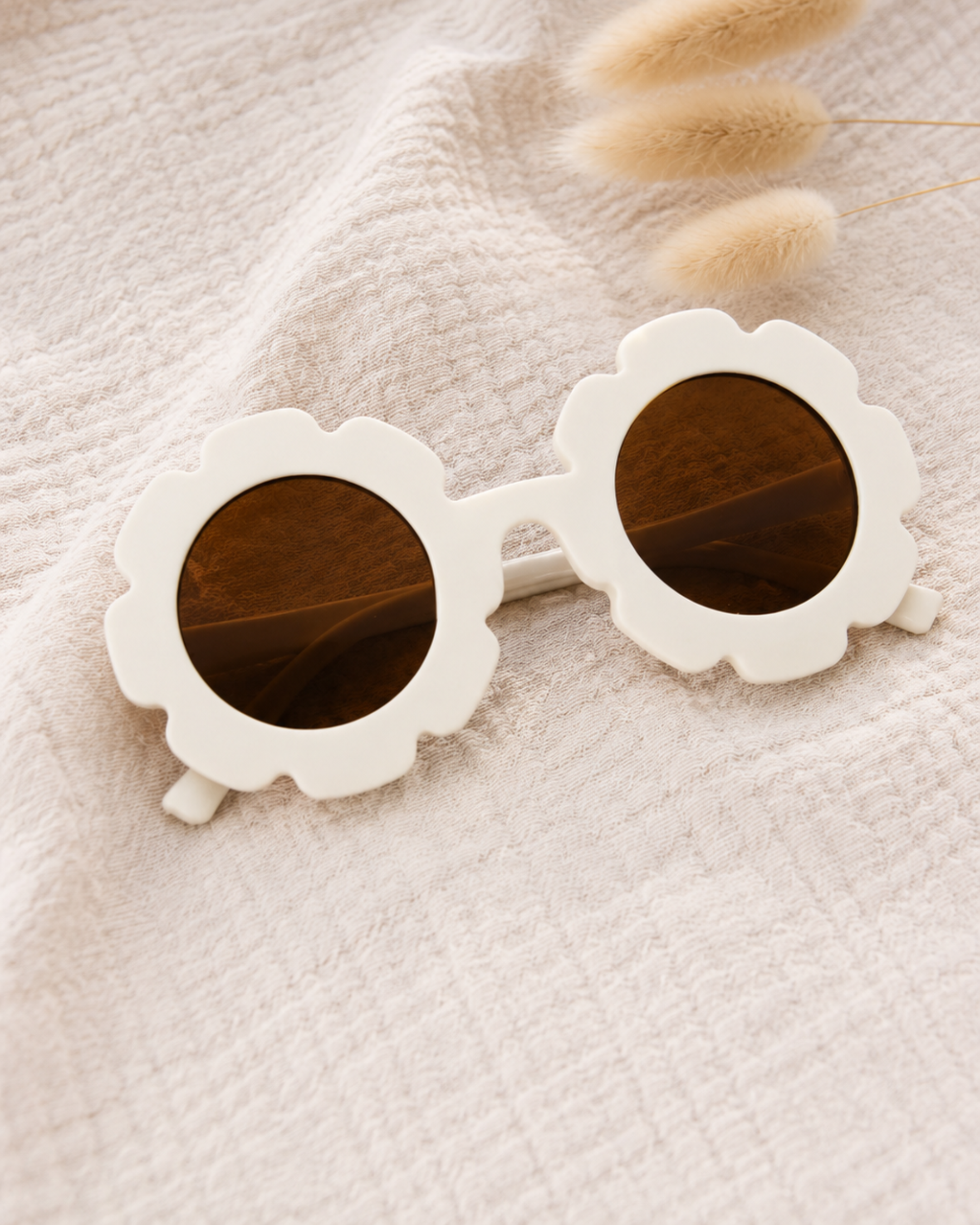 Sunglasses Flower Off White