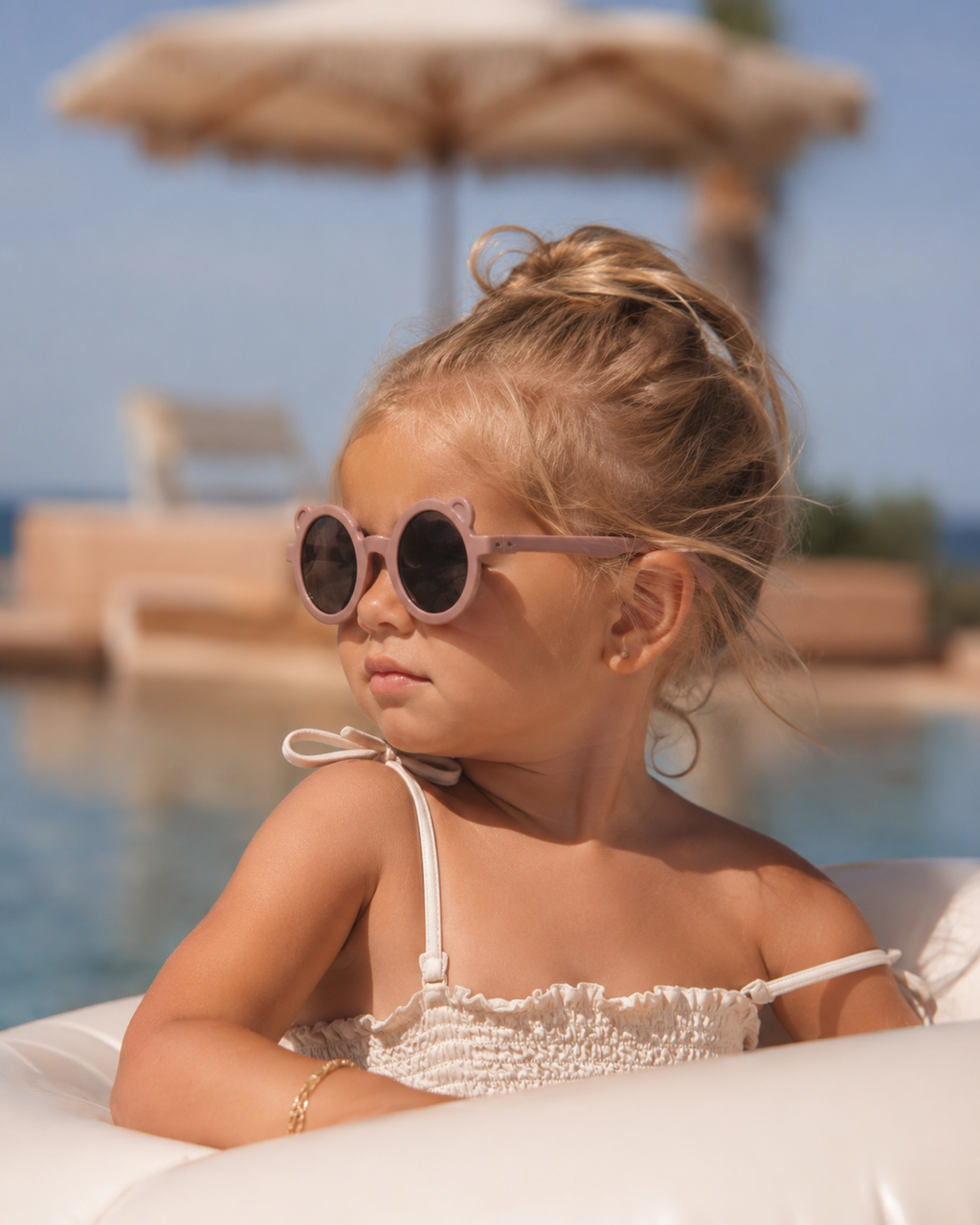 Sunglasses Bear Mauve
