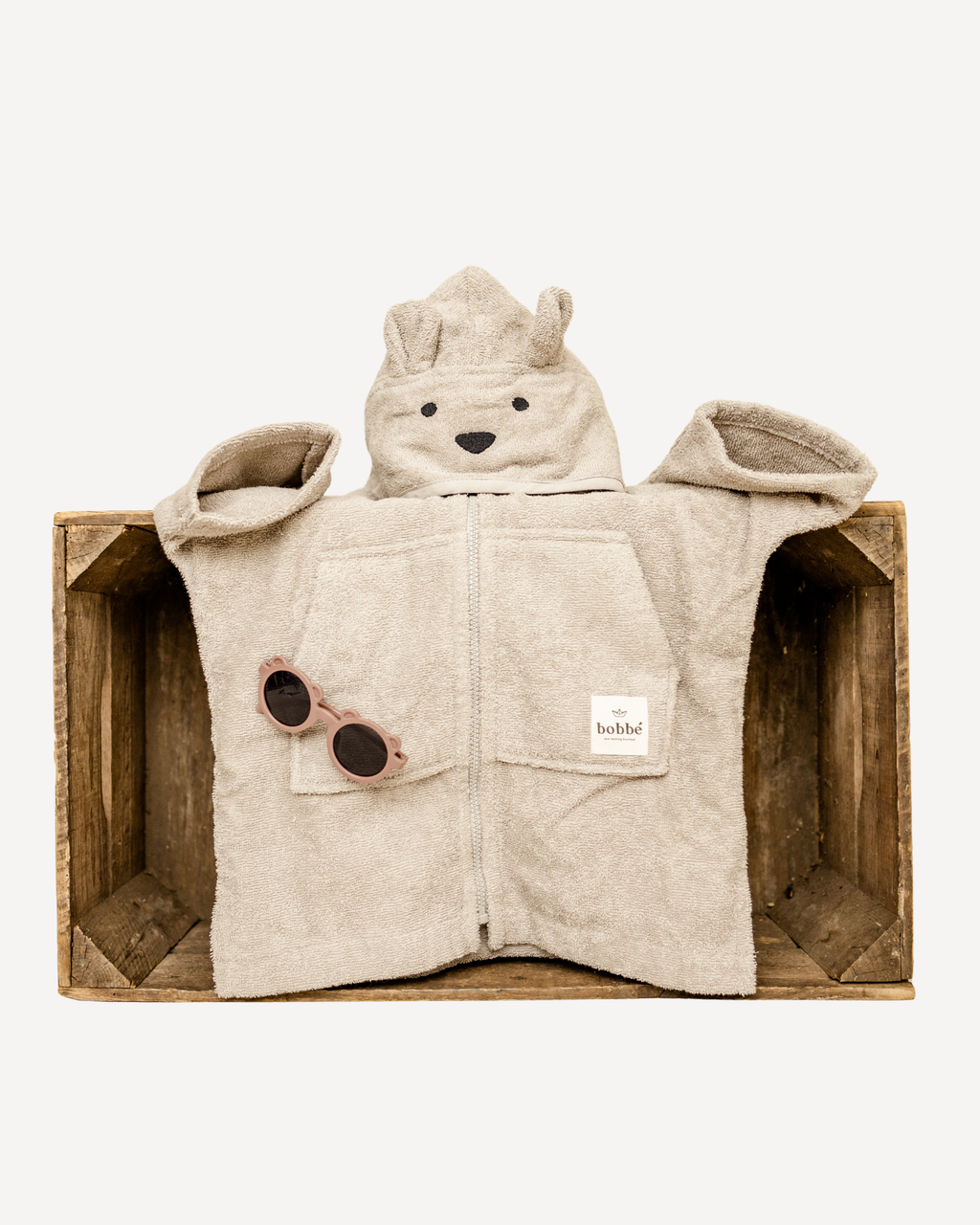 Kinderbadjas Beige