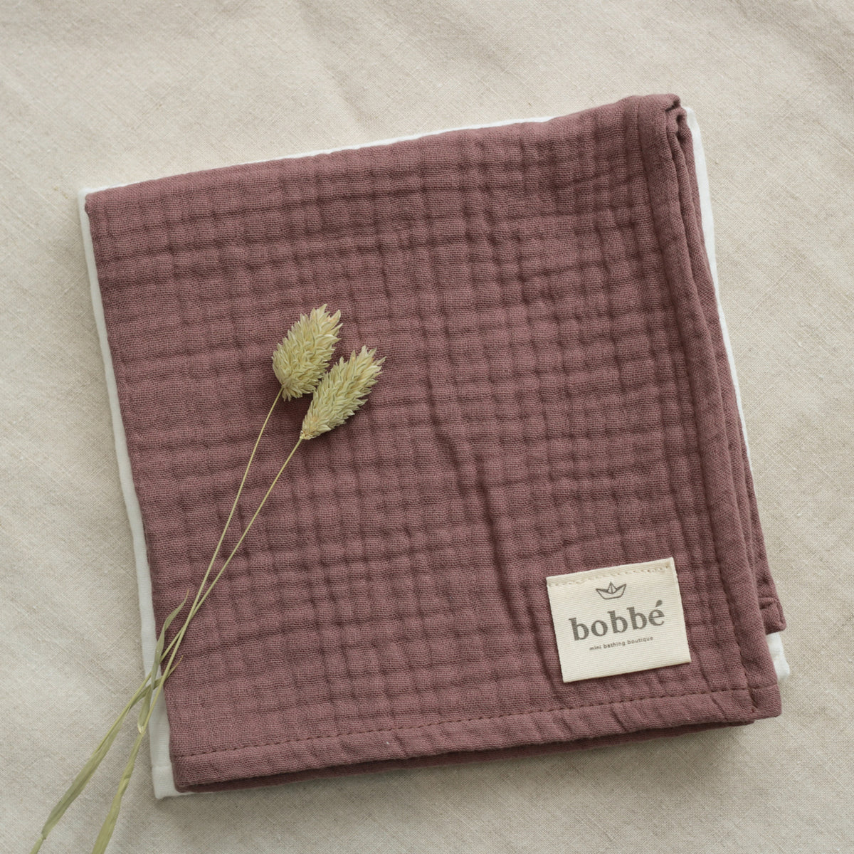 Kleine hydrofiele doek | Mauve