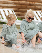 Kinderbadjas Groen