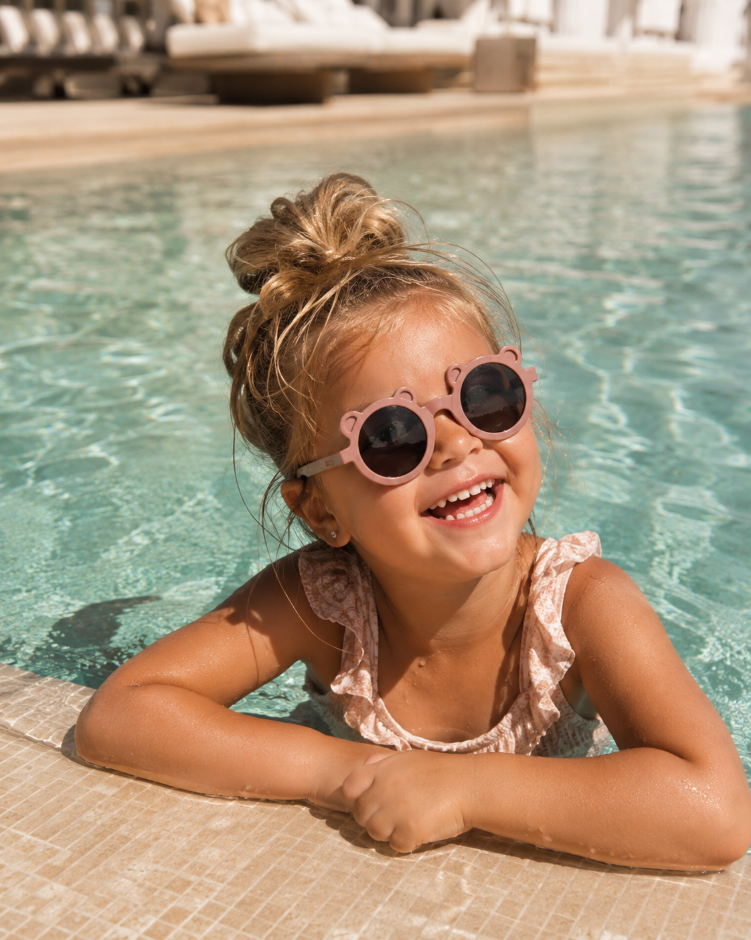 Sunglasses Bear Mauve
