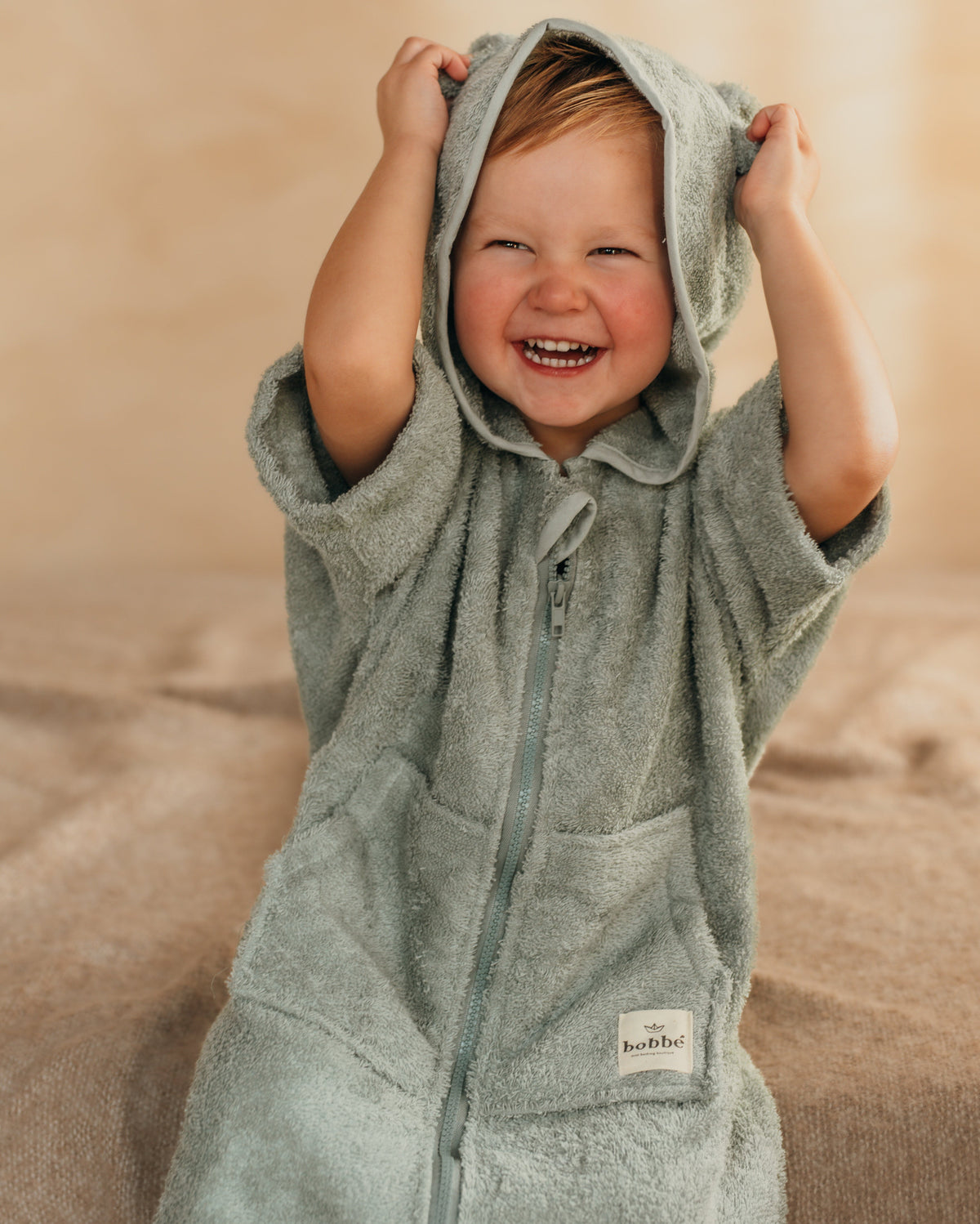 Kinderbadjas Groen