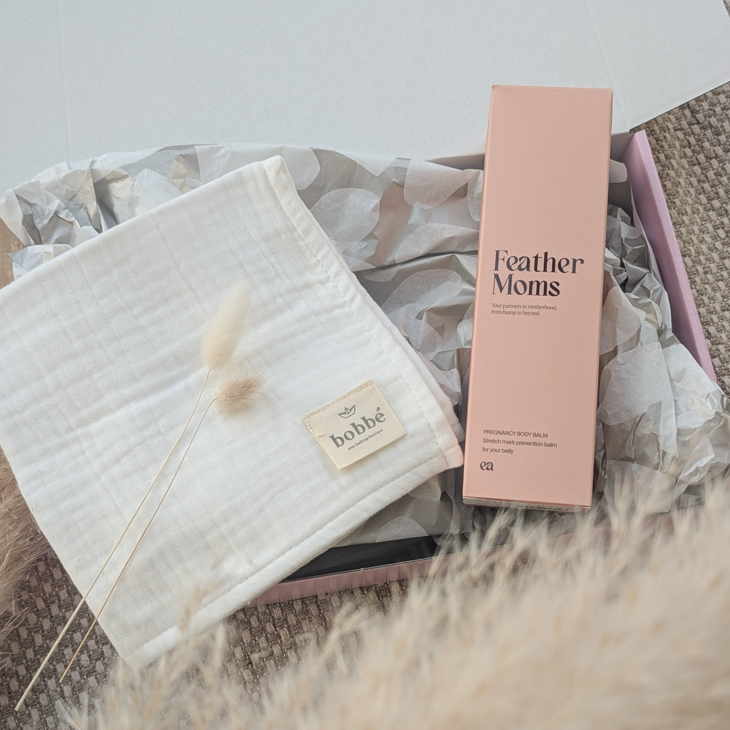 Zwangerschapscadeau – Pregnancy Body Balm & Hydrofiele Doekje