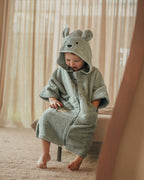 Kinderbadjas Groen